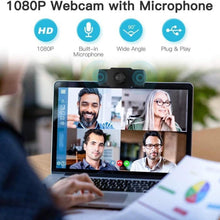 Load image into Gallery viewer, HD 1080P Megapixels USB Webcam Camera CMOS Sensor with MIC for Computer PC Laptops