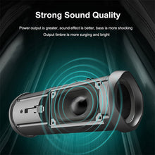 Load image into Gallery viewer, T&amp;G TG191 20W Waterproof Bluetooth Speaker Stereo Double Diaphragm Subwoofer Portable Audio FM Radio