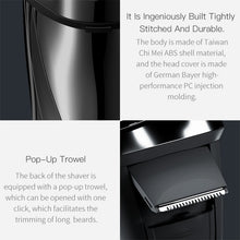 Load image into Gallery viewer, Original Xiaomi Youpin Yingqu Blackstone3 Men Portable Face Care Three Cutter Heads Electric Shaving Razor