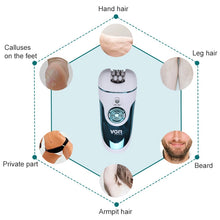 Load image into Gallery viewer, VGR V-700 3W 4 in 1 Electric Hair Remover, Plug Type: EU Plug, V-700