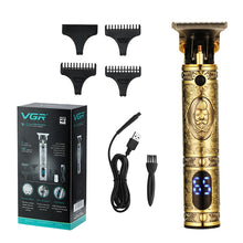 Load image into Gallery viewer, VGR V-228 5W USB Retro Engraving Hair Clipper with LED Digital Display, V-228 (Bronze), V-228 (Silver)