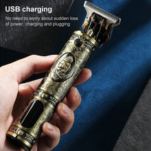 Load image into Gallery viewer, VGR V-228 5W USB Retro Engraving Hair Clipper with LED Digital Display, V-228 (Bronze), V-228 (Silver)