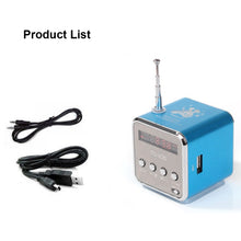Load image into Gallery viewer, Portable Speakers with FM Mini Multi-function Radio USB Notebook Speakers for TV Phone Support SD/TF Card Mp3 Music Player
