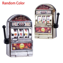 Load image into Gallery viewer, Mini Slot Machine Toy Rotatable Stress Reliever Children Party Jackpot Funny Jokes Play Toy, Random Color