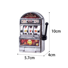 Load image into Gallery viewer, Mini Slot Machine Toy Rotatable Stress Reliever Children Party Jackpot Funny Jokes Play Toy, Random Color