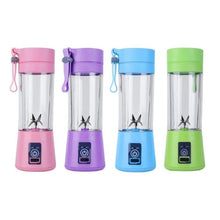 Load image into Gallery viewer, 380ml 6 Blender Juicer Cup USB Rechargeable Electric Automatic Vegetable Fruit Citrus Orange Juice Maker Cup Mixer Bottle, TBD002369201A, TBD002369201B, TBD002369201C, TBD002369201D, TBD002369201E, TBD002369201F, TBD002369201G, TBD002369201H           ...