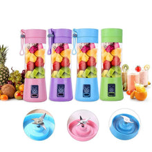 Load image into Gallery viewer, 380ml 6 Blender Juicer Cup USB Rechargeable Electric Automatic Vegetable Fruit Citrus Orange Juice Maker Cup Mixer Bottle, TBD002369201A, TBD002369201B, TBD002369201C, TBD002369201D, TBD002369201E, TBD002369201F, TBD002369201G, TBD002369201H           ...