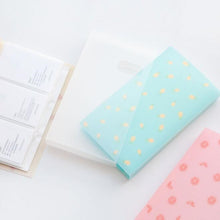 Load image into Gallery viewer, 96 Slots ID Holders Cute cartoon card book star large capacity business card clip ticket collection book Card Stocks, 96 Slots ID Holders