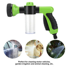 Load image into Gallery viewer, Professional Portable Multifunction Auto Foam Car Washer 3 Grade High Pressure Water Gun Cleaning Washing Foam Nozzle, Green, Yellow, Black