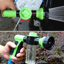 Load image into Gallery viewer, Professional Portable Multifunction Auto Foam Car Washer 3 Grade High Pressure Water Gun Cleaning Washing Foam Nozzle, Green, Yellow, Black