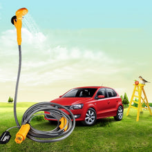 Load image into Gallery viewer, 12V Portable Electric Car Plug Outdoor Camper Caravan Van Camping Travel Shower, Camping Travel Shower