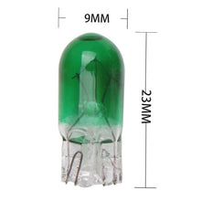 Load image into Gallery viewer, 5pcs T10 12v 5w car instrument light reading light, amber, Green, blue