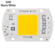 Load image into Gallery viewer, High Power 220V LED FloodlightCool/Warm White COB LED Chip IP65 Smart IC Driver Lamp, 15W white, 20W white, 30W white, 50W white, 15W warm white, 20W warm white, 30W warm white, 50W warm white