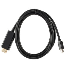Load image into Gallery viewer, 1080P HD DisplayPort DP to HDMI Adapter Cable Cord 1.8M Display Port to HDMI Cable 1080P Video Connector for PC Notebook, Mini DP to HDMI