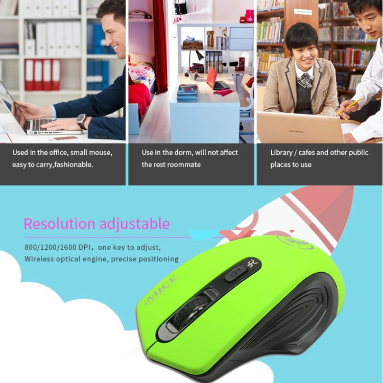 iMICE 2.4GHz 1600DPI Adjustable USB 3.0 Receiver Optical Computer Mouse, TBD003784801A, TBD003784801B, TBD003784801C, TBD003784801D, TBD003784801E, TBD003784801F, TBD003784801G, TBD003784801H