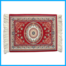 Load image into Gallery viewer, Mini Woven Rug Mat Retro Style Mouse Pad, Ramdom Color Delivery
