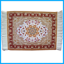 Load image into Gallery viewer, Mini Woven Rug Mat Retro Style Mouse Pad, Ramdom Color Delivery