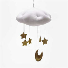 Load image into Gallery viewer, Baby Nursery Ceiling Mobile Party Decoration Clouds Moon Stars Hanging Decorations Kids Room Decoration for Baby Bedding