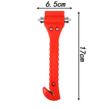 Load image into Gallery viewer, 2 in 1 Mini Car Safety Rescue Hammer Life Saving Escape Emergency Hammer Seat Belt Cutter Window Glass Breaker, 2 in 1