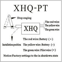 Load image into Gallery viewer, Normally Close DC Diesel Engine Flame Out Device Engine Stop Solenoid Valve XHQ-PT Power Off Pull Type Flameout Magnetic, 12V, 24V