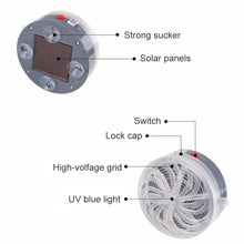 Load image into Gallery viewer, Solar Powered Mosquito Killer Home Insect Pest Killer UV  Light Lamp Outdoor Indoor Mosquito Bug Zapper Repellent, Zapper Repellent