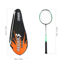 Load image into Gallery viewer, REGAIL 8019 2 in1 Carbon Durable Badminton Racket with Tote Bag