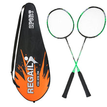 Load image into Gallery viewer, REGAIL 8019 2 in1 Carbon Durable Badminton Racket with Tote Bag