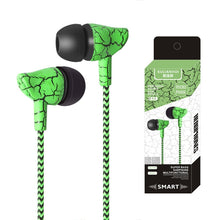Load image into Gallery viewer, 3.5mm Jack Crack Earphone Wired Headset Super Bass Sound Headphone Earbud with Mic for Mobile Phone Samsung Xiaomi MP3 4
