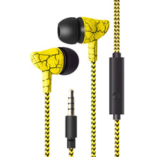 Load image into Gallery viewer, 3.5mm Jack Crack Earphone Wired Headset Super Bass Sound Headphone Earbud with Mic for Mobile Phone Samsung Xiaomi MP3 4