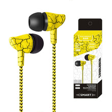Load image into Gallery viewer, 3.5mm Jack Crack Earphone Wired Headset Super Bass Sound Headphone Earbud with Mic for Mobile Phone Samsung Xiaomi MP3 4