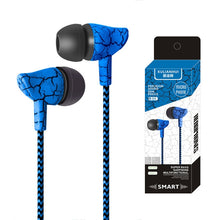 Load image into Gallery viewer, 3.5mm Jack Crack Earphone Wired Headset Super Bass Sound Headphone Earbud with Mic for Mobile Phone Samsung Xiaomi MP3 4