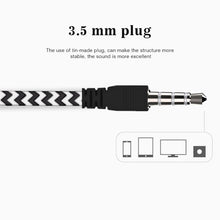Load image into Gallery viewer, 3.5mm Jack Crack Earphone Wired Headset Super Bass Sound Headphone Earbud with Mic for Mobile Phone Samsung Xiaomi MP3 4