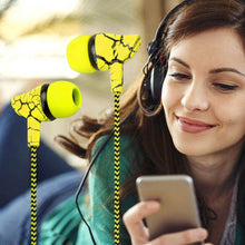 Load image into Gallery viewer, 3.5mm Jack Crack Earphone Wired Headset Super Bass Sound Headphone Earbud with Mic for Mobile Phone Samsung Xiaomi MP3 4
