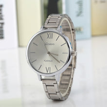 Load image into Gallery viewer, 2 PCS Women Large Dial Stainless Steel Fine Strap Quartz Watch