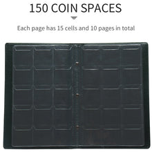 Load image into Gallery viewer, PU Leather Russian Cover 150 Coins Collection Album Holder Book