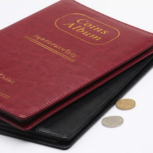 Load image into Gallery viewer, PU Leather Russian Cover 150 Coins Collection Album Holder Book