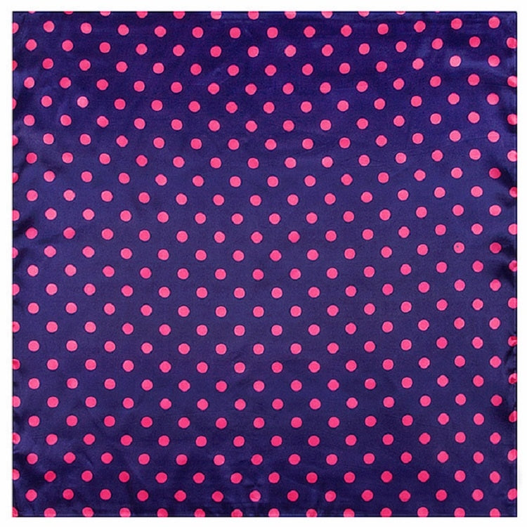 Spring Ladies Dots Pattern Silk ImitationSmall Scarf Square Scarf