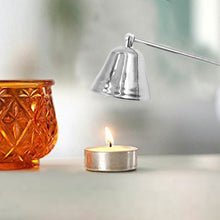 Load image into Gallery viewer, Bright Chrome Silver Candle Mask Candle Extinguisher Aroma Candle Candle Accessories, Candle Mask