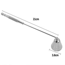 Load image into Gallery viewer, Bright Chrome Silver Candle Mask Candle Extinguisher Aroma Candle Candle Accessories, Candle Mask