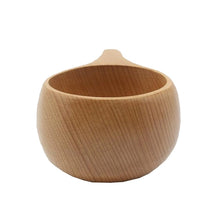Load image into Gallery viewer, Hand Made Wood Tableware Green Wooden Cup, 101-200ml