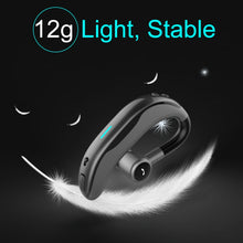Load image into Gallery viewer, Car Handfree Wireless Ear-hook Bluetooth Earphone with Microphone, Black Grey, Black Red, Black Green