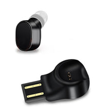 Load image into Gallery viewer, LESIRI X12 Bluetooth Headset Mini Wireless Earphone Portable USB Magnetic Charging Headset Sport Earbud Headset for iPhone