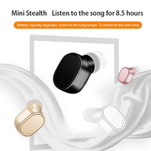 Load image into Gallery viewer, LESIRI X12 Bluetooth Headset Mini Wireless Earphone Portable USB Magnetic Charging Headset Sport Earbud Headset for iPhone