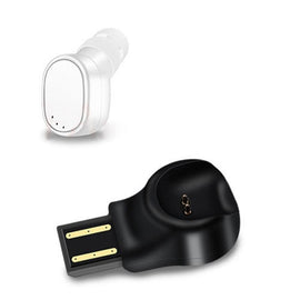 LESIRI X12 Bluetooth Headset Mini Wireless Earphone Portable USB Magnetic Charging Headset Sport Earbud Headset for iPhone