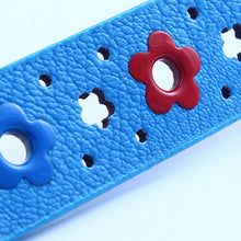 Load image into Gallery viewer, Flowers Pattern Hollow PU Leather Belt for Children