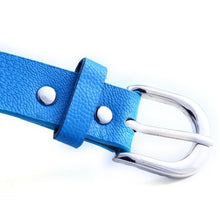 Load image into Gallery viewer, Flowers Pattern Hollow PU Leather Belt for Children