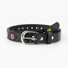 Load image into Gallery viewer, Flowers Pattern Hollow PU Leather Belt for Children