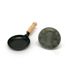 Load image into Gallery viewer, 3 PCS Doll House Miniature Kitchen Frying Pan Cooking Tools Children Pretend Play Toys