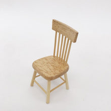 Load image into Gallery viewer, 3 PCS Doll House Miniature Dining Room Furniture Wooden Chair Children Educational Toys