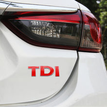 Load image into Gallery viewer, TDI 3D Badge Emblem Decal Car Sticker, DIY TDI 3D Badge Emblem